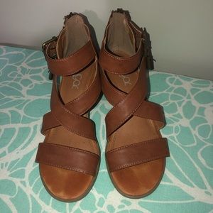 Brown sandals